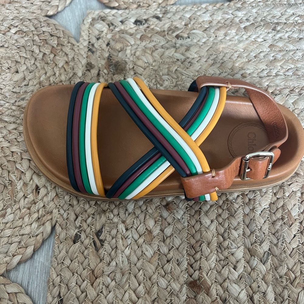 Chloé Kacey Multicolor Sandals – Brand New in Box NWT 🌈 - Picture 8 of 13
